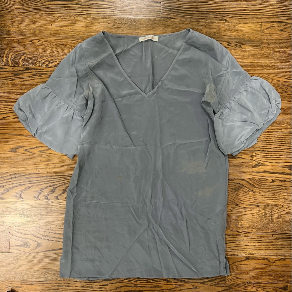 Geren Ford Silk T-shirt Mini Dress